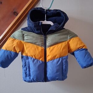 Swisstech 2T Winter Zip Up Colorful Jacket 70s 80s Style